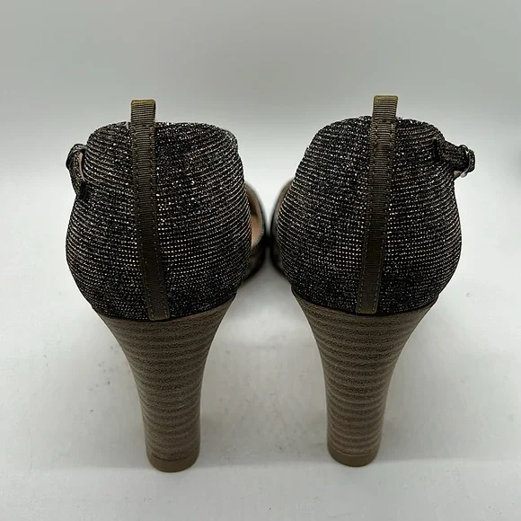 SJP Sexy Shimmery Cheetah Print High Heel Shoes **Size 38.5/US Size 8.5**🐆🐆 - Picture 6 of 8